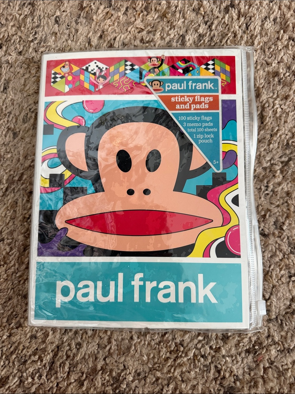 Paul Frank Sticky Notes & Flags Set
